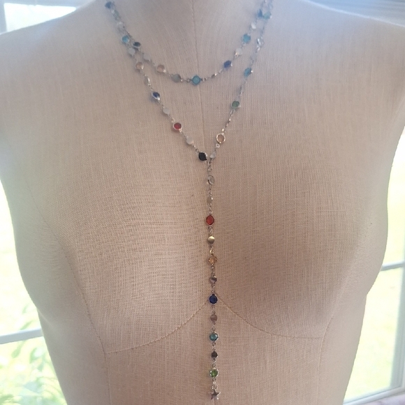 Jewelry - Multicolor Beaded Y Shaped Necklace